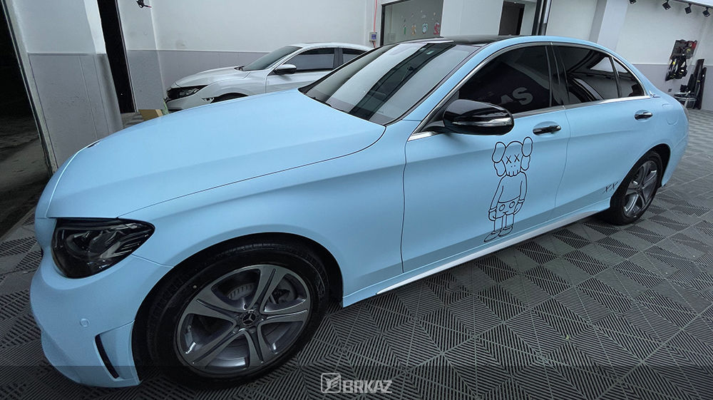 消光冰川蓝×奔驰 C260L