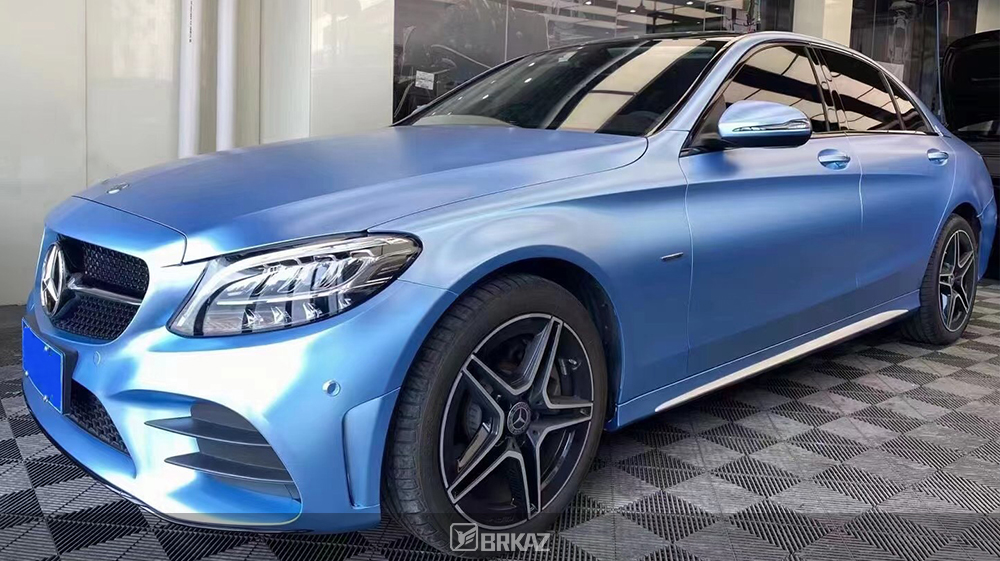 电光轻雾蓝×奔驰 C级