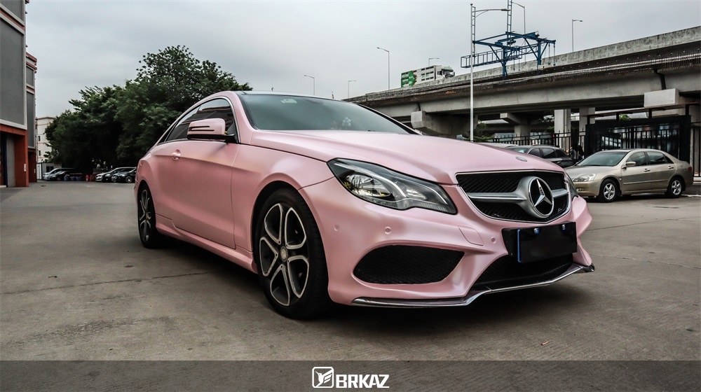 电光金属樱花粉×奔驰