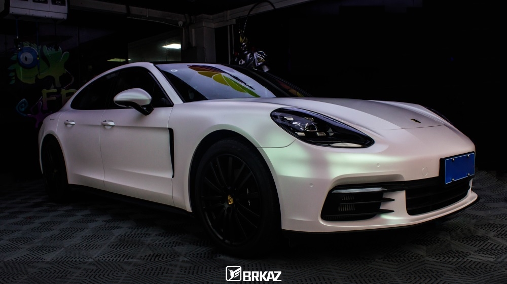 哑面曙光白×保时捷 帕拉梅拉