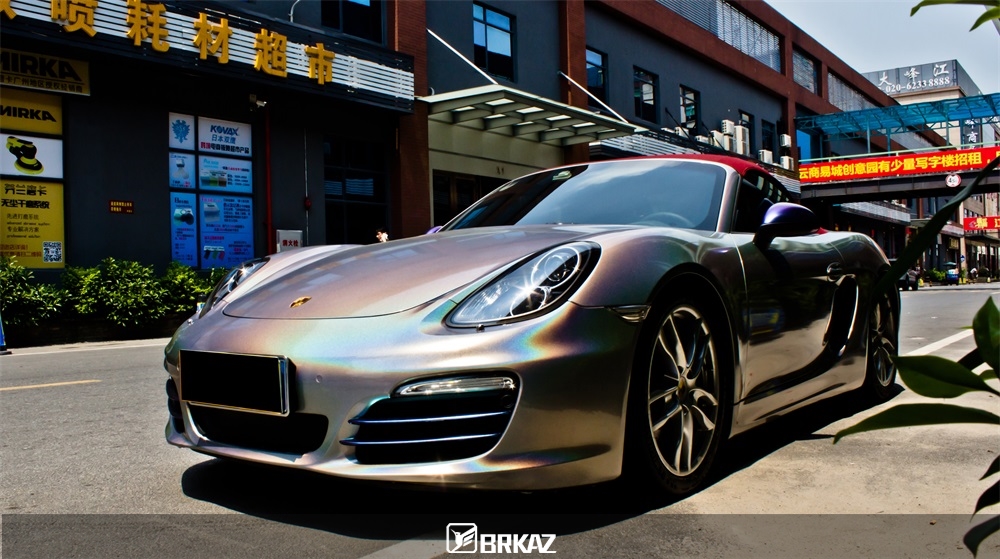 七彩镭射银×保时捷